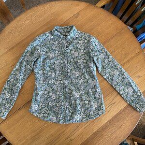 Floral - Cotton - Button Down - Wlomen's M